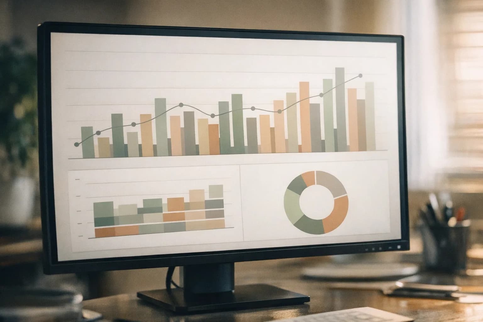 Dashboard der viser AI-omkostninger fordelt på teams og modeller